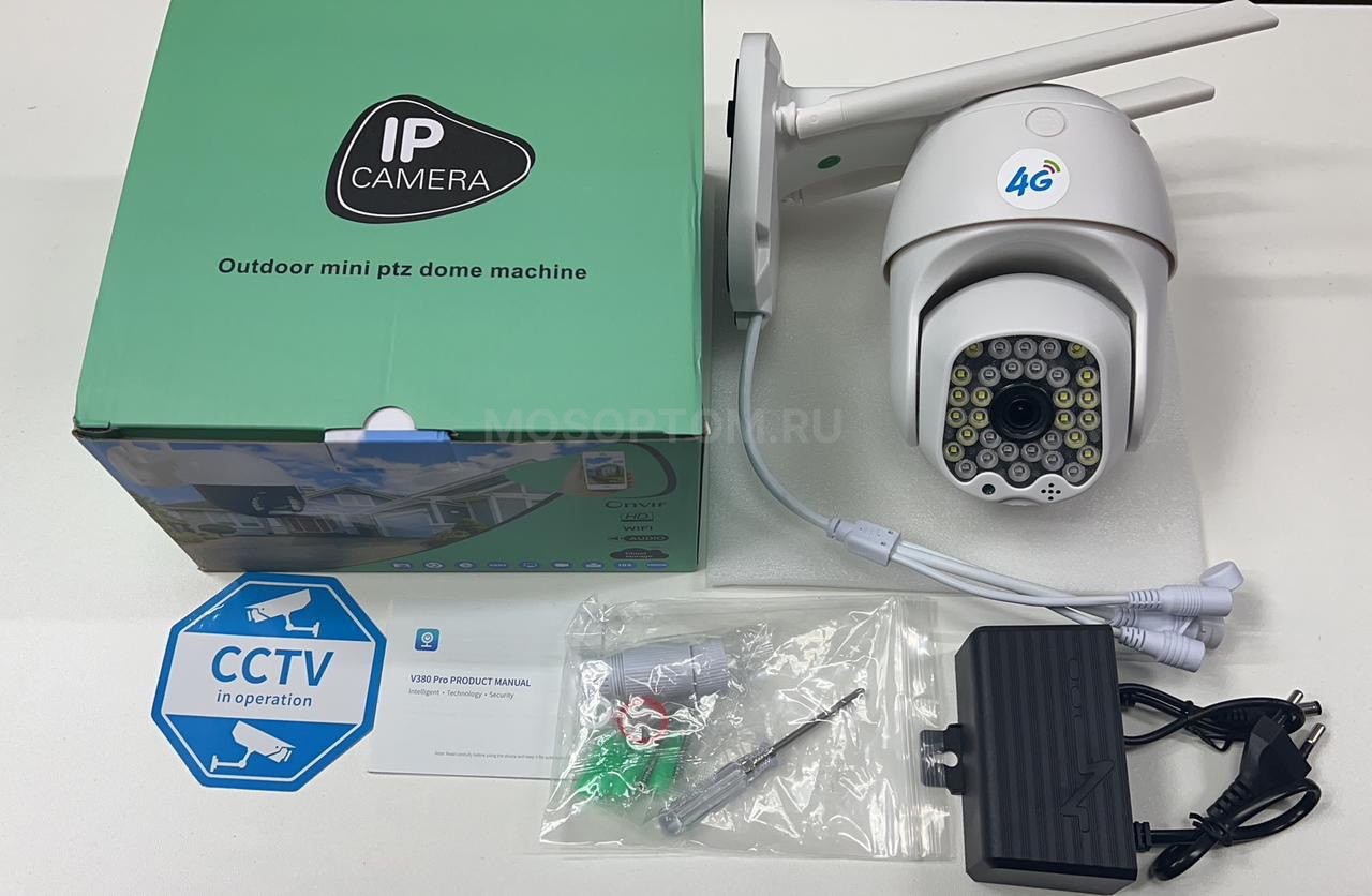 Беспроводная поворотная Wi-Fi IP-камера 4G Outdoor Mini PTZ Dome Machine оптом - Фото №2