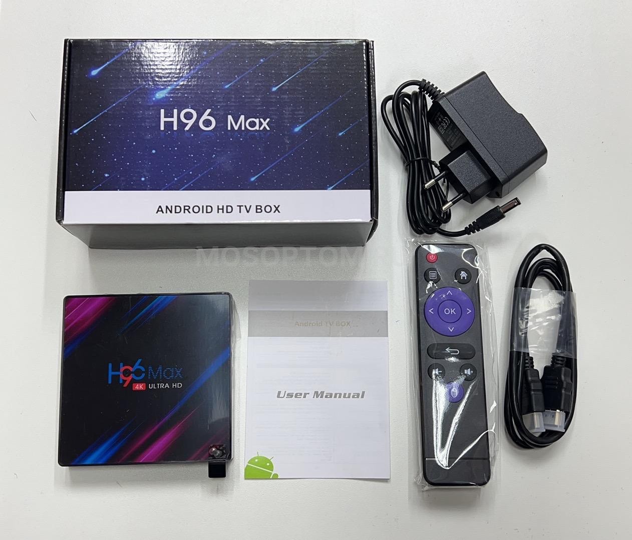 Смарт ТВ приставка H96 Max Android HD TV Box оптом - Фото №2