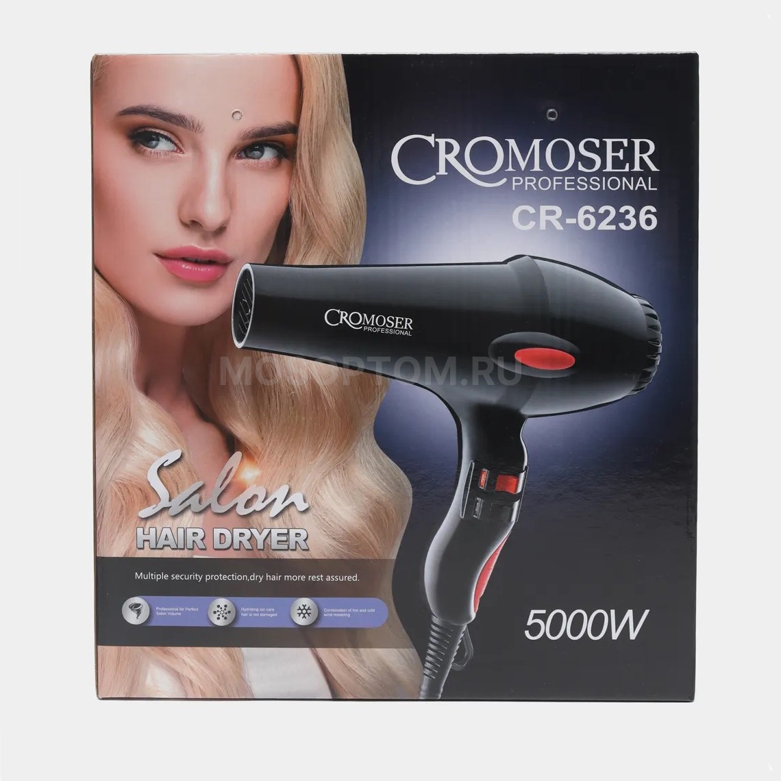Профессиональный фен для волос Cromoser CR-6236 оптом