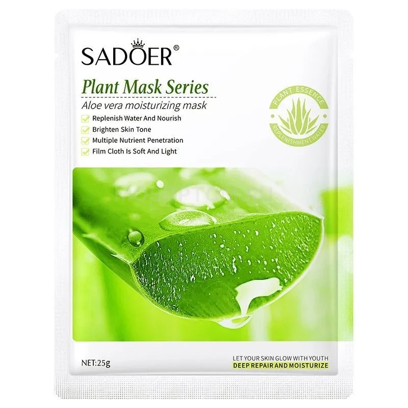 Маска с алоэ Sadoer Plant Mask Series 25г оптом