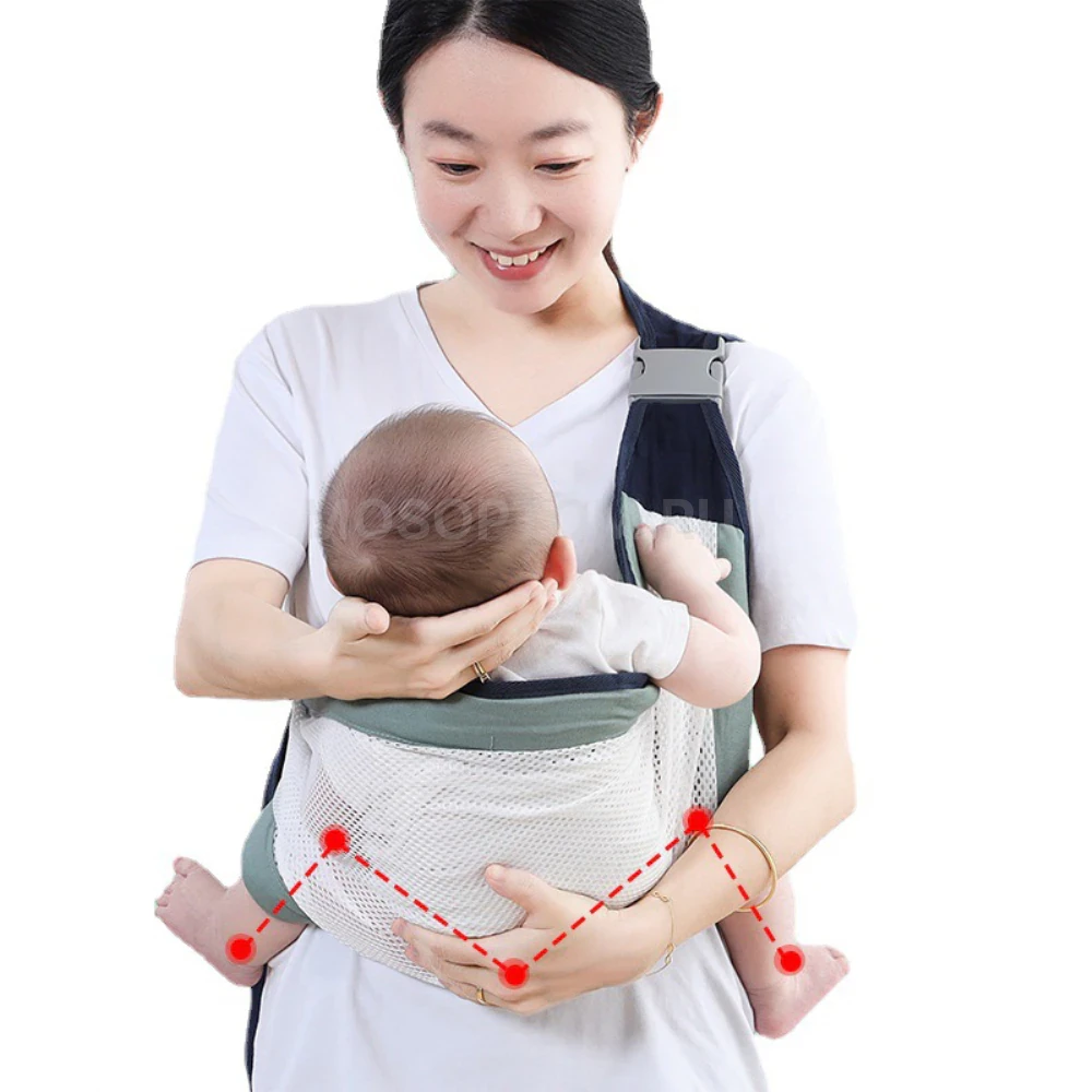Наплечная слинг-переноска хипсит для новорожденных оптом