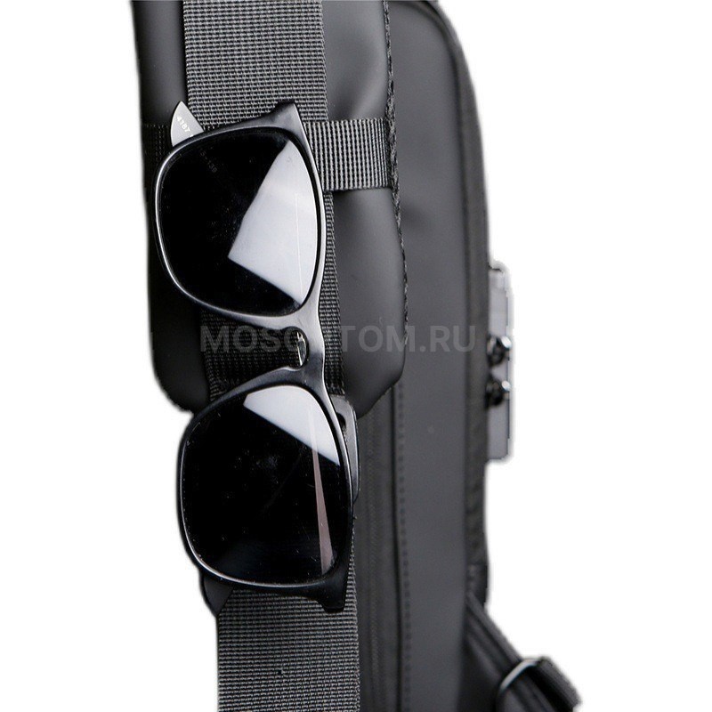 Мужская сумка кросс-боди с внешним USB-портом и кодовым замком Fashion оптом - Фото №8