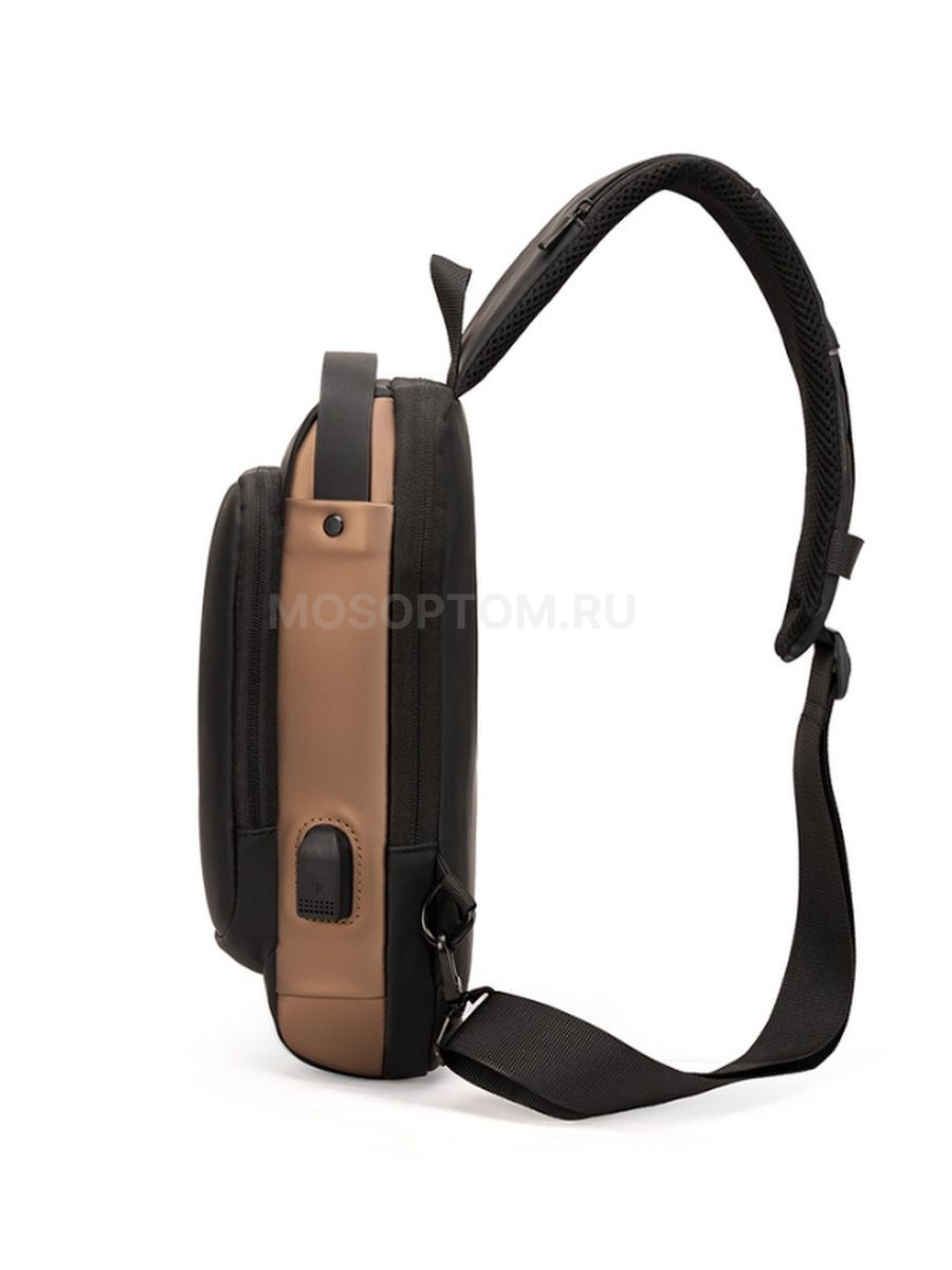 Мужская сумка кросс-боди с внешним USB-портом и кодовым замком Fashion оптом - Фото №15