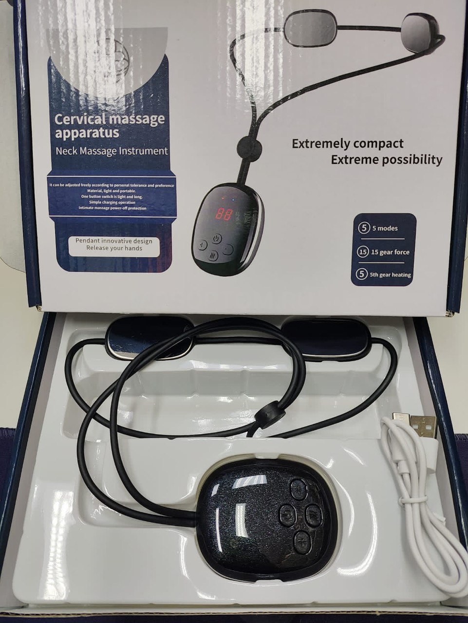 Электрический импульсный миостимулятор для шеи Cervical Massage Apparatus оптом - Фото №2