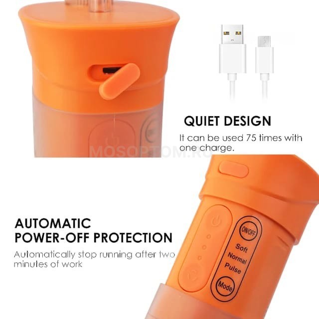 Портативный ирригатор для полости рта с насадками Portable Water Flosser оптом - Фото №3