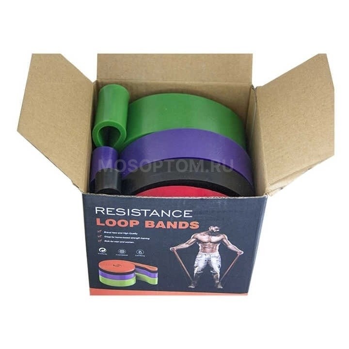 Набор резинок для фитнеса Resistance Loop Bands оптом - Фото №3