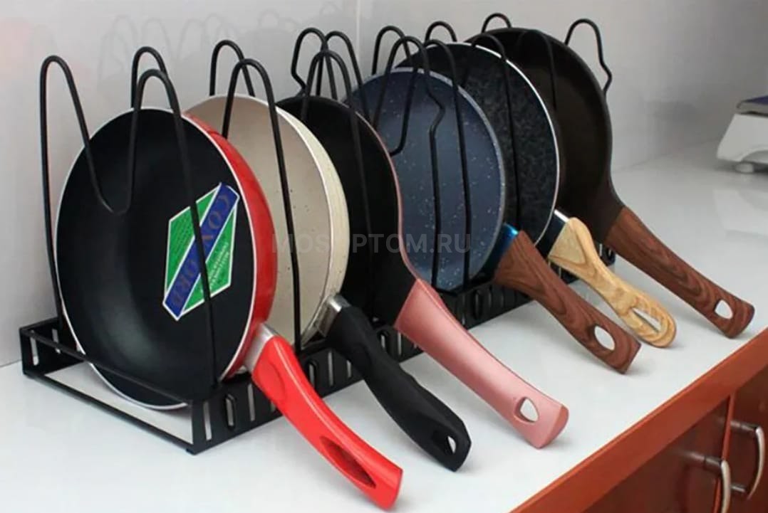 Складная подставка-органайзер для сковородок и крышек оптом - Фото №2