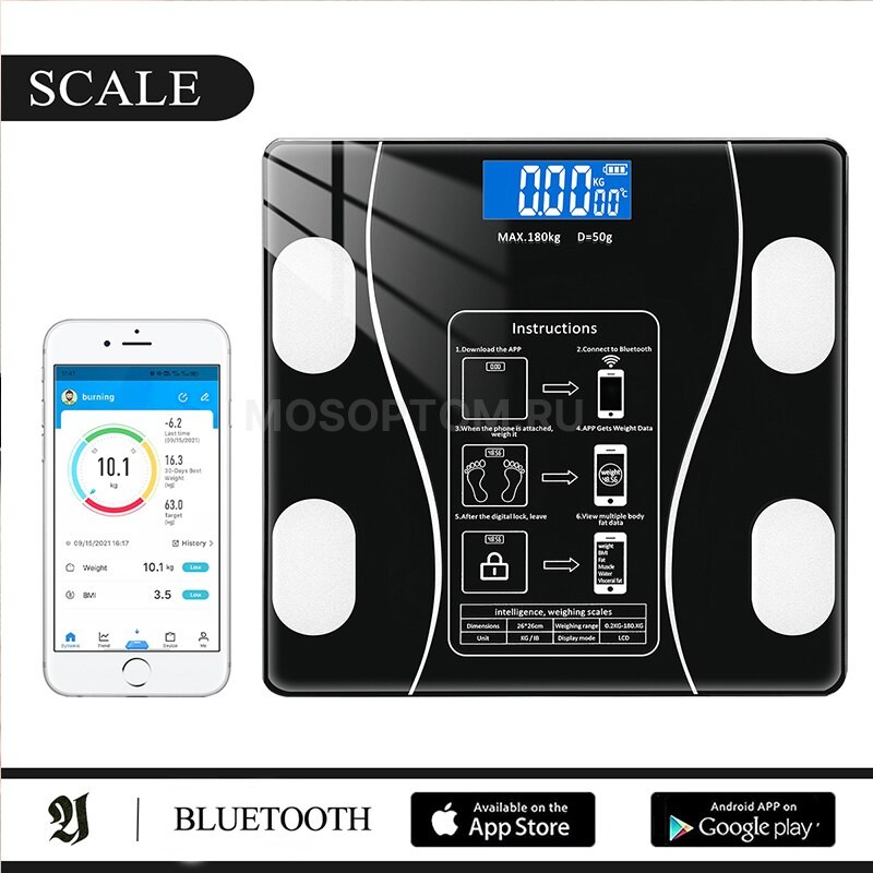 Весы напольные электронные Supscale Bluetooth Body Fat Scale оптом