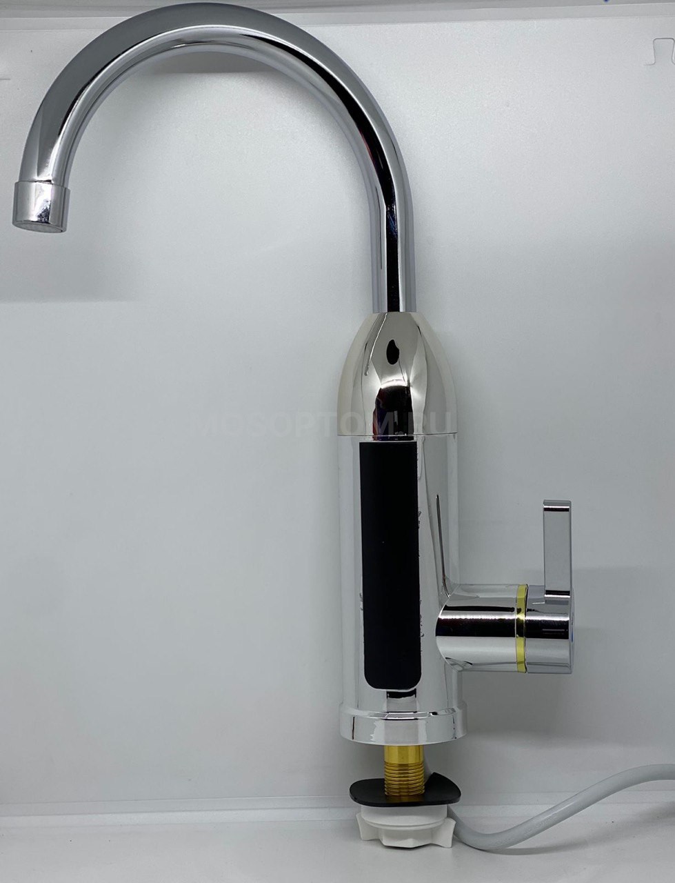 Проточный металлический водонагреватель с электронной панелью оптом - Фото №2