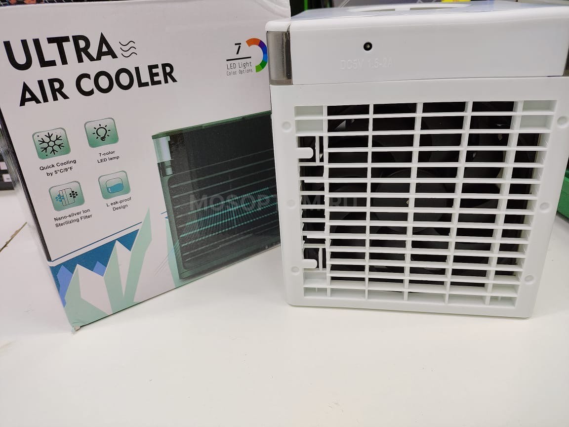 Мини кондиционер настольный Ultra Air Cooler 7 LED Light оптом - Фото №2
