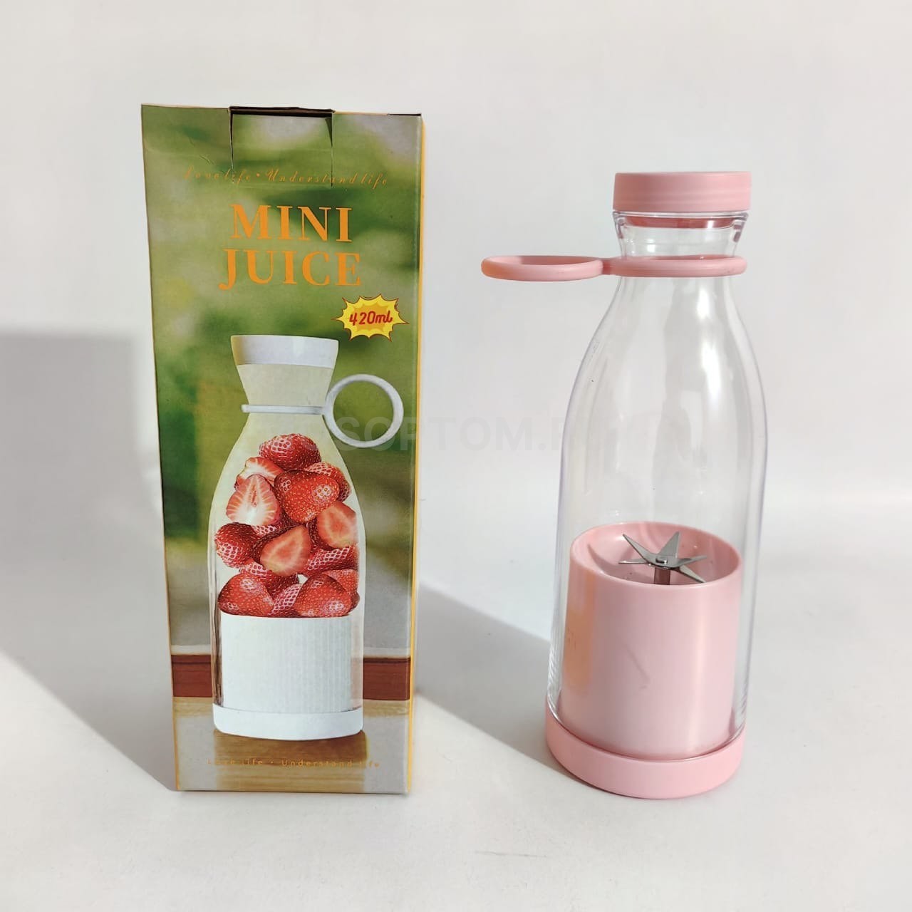 Беспроводной блендер-бутылка Mini Juice 420мл оптом - Фото №13