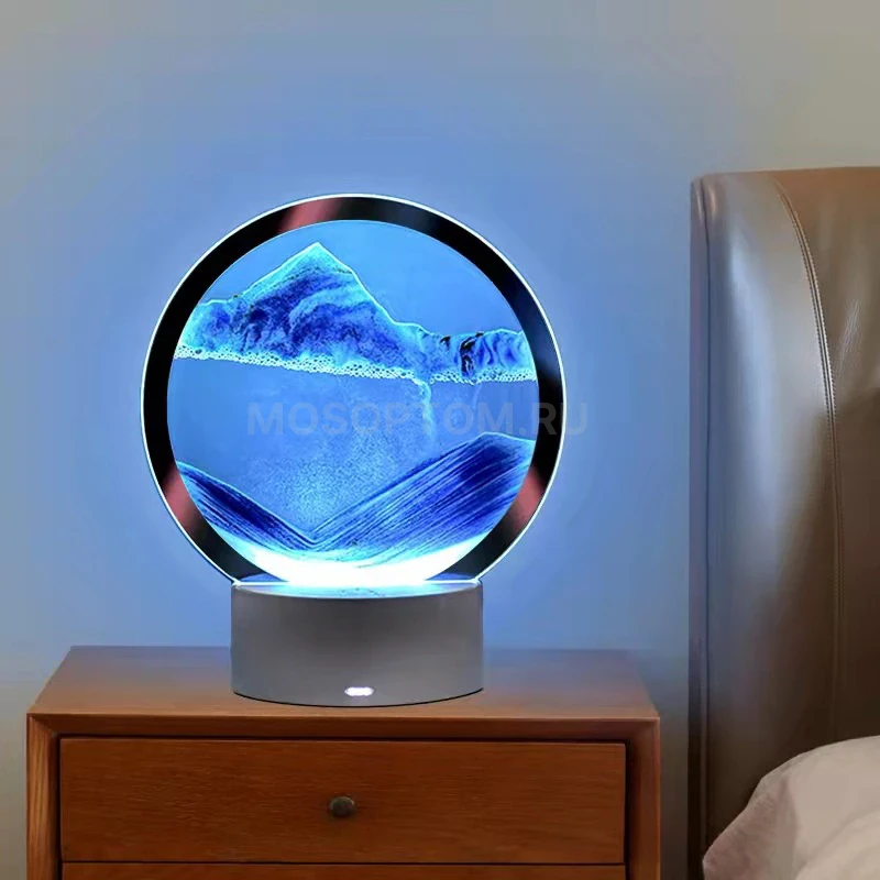 Настольная лампа 3D с эффектом зыбучего песка Desk Lamp оптом - Фото №5