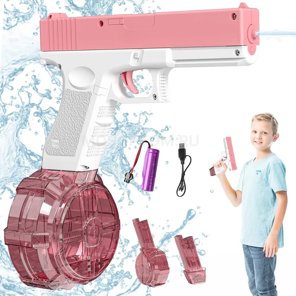 Детский автоматический водяной пистолет Water Gun Upgrader Version оптом - Фото №8