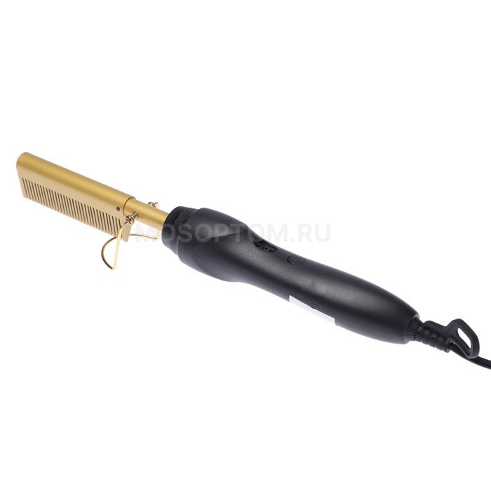 Электрическая расчёска-выпрямитель для волос High Heat LW-43 60Вт с регулировкой температуры оптом - Фото №3