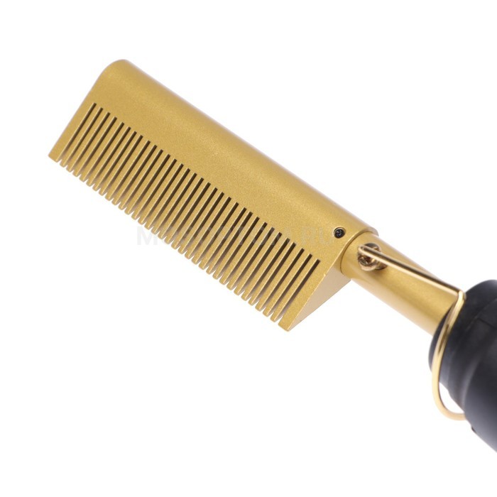 Электрическая расчёска-выпрямитель для волос High Heat LW-43 60Вт с регулировкой температуры оптом - Фото №4