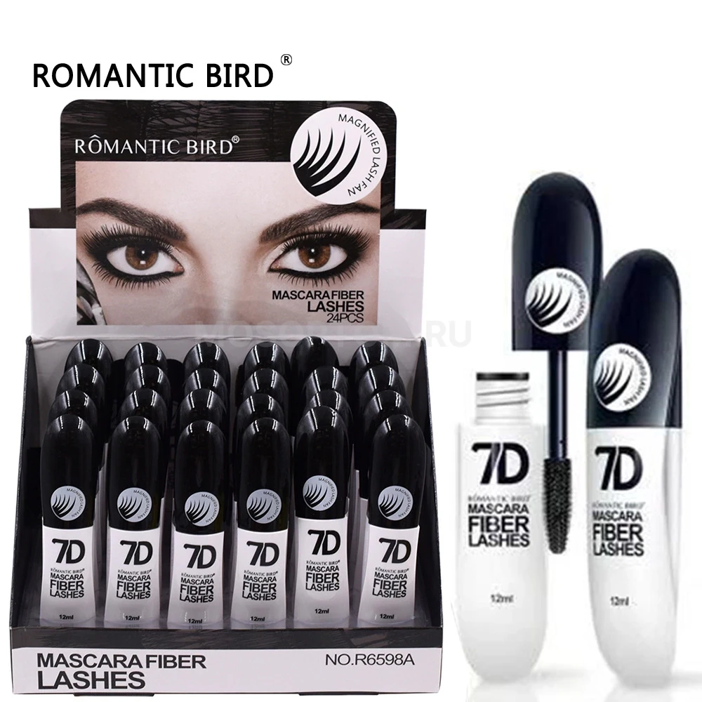 Тушь для ресниц 7D Romantic Bird Mascara Fiber Lashes 12мл оптом