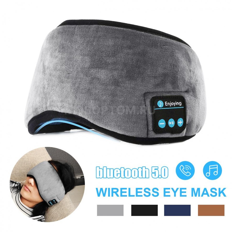 Беспроводная маска для глаз с Bluetooth наушниками Wireless Music Googgles оптом - Фото №5
