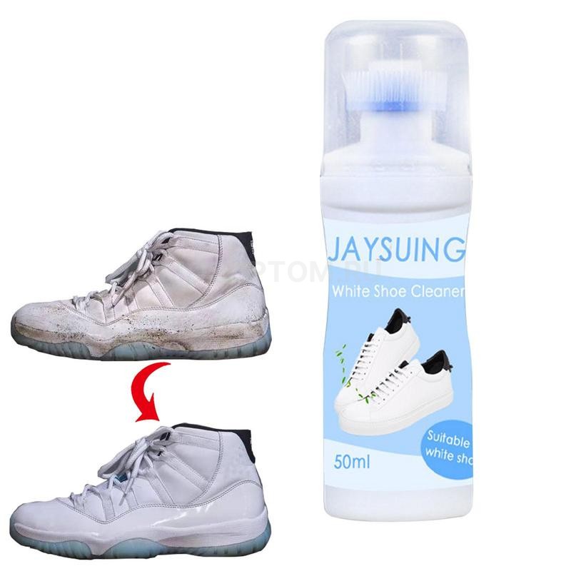 Средство для ухода за белой обувью Активная пена Jaysuing 50мл оптом - Фото №5