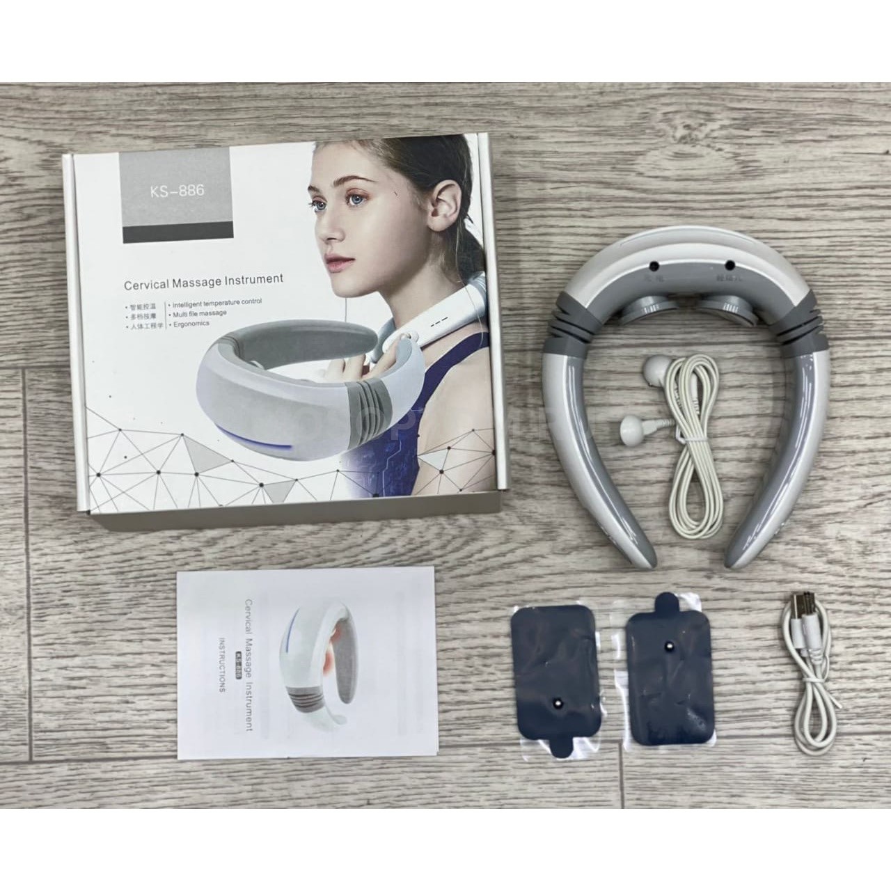 Микроимпульсный массажер для шеи и плеч Cervical Massage Instrument KS-886 оптом