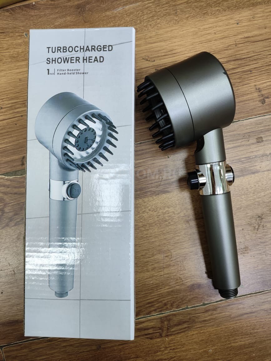 Массажная душевая лейка с режимами и фильтром Turbocharged Shower Head оптом - Фото №5