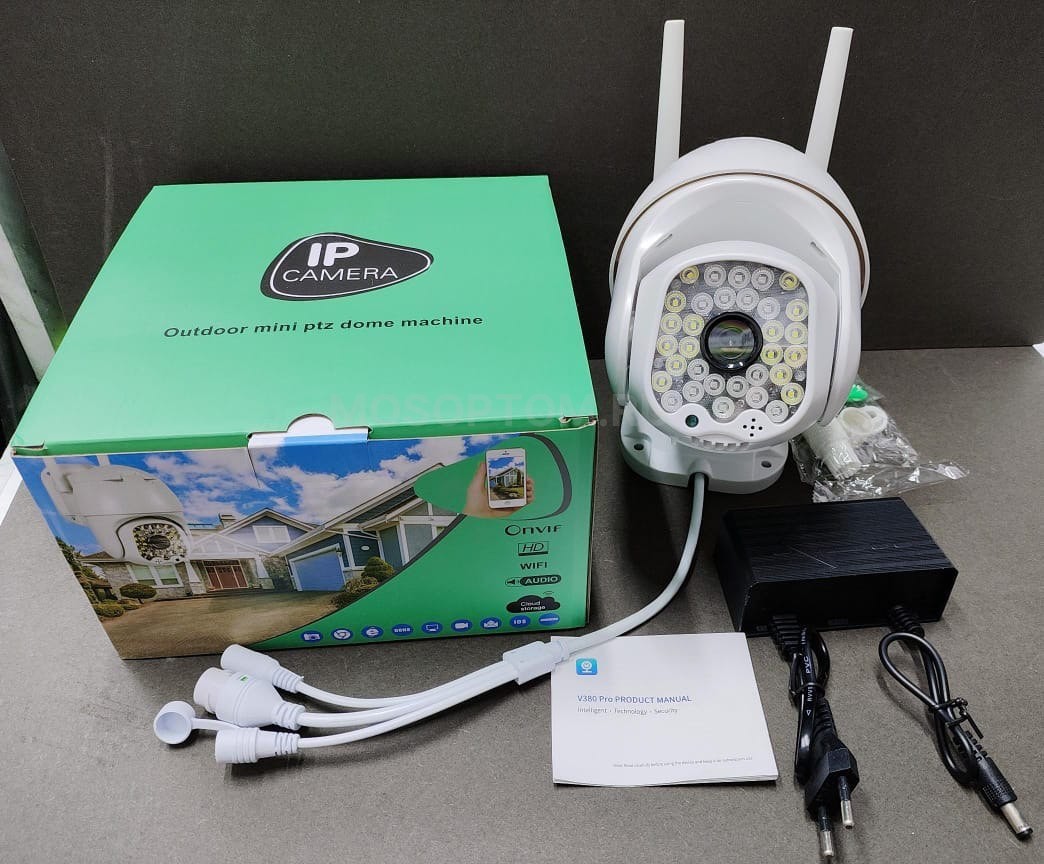 Уличная беспроводная Smart Camera V28 IP-камера PTZ, Wi-Fi, V380 Pro оптом - Фото №2