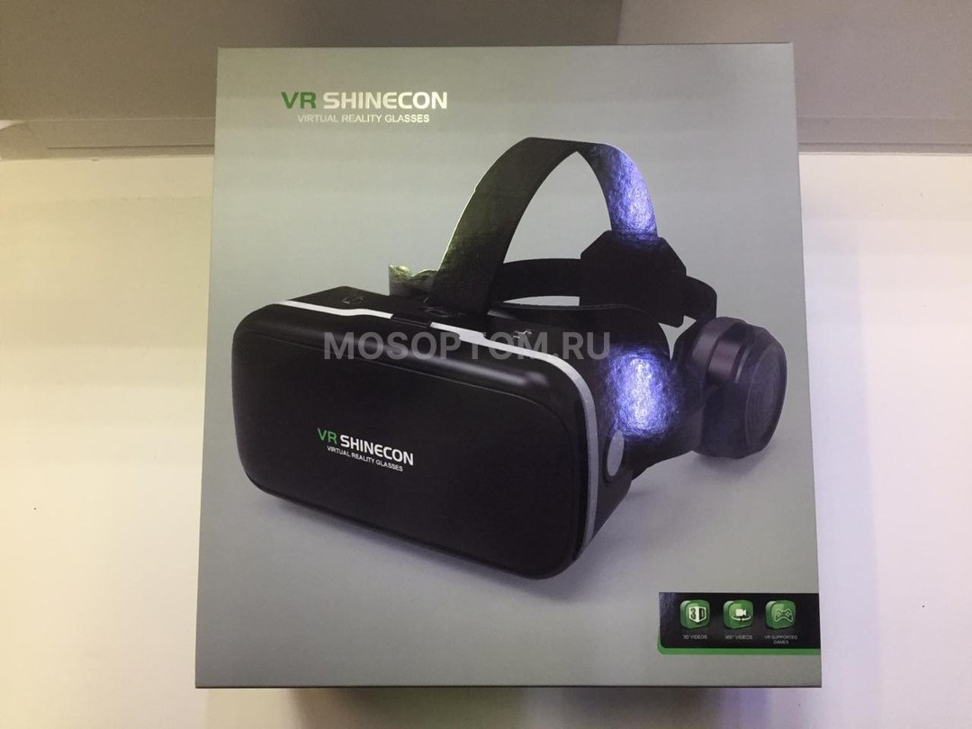 Очки виртуальной реальности VR SHINECON с наушниками оптом - Фото №2