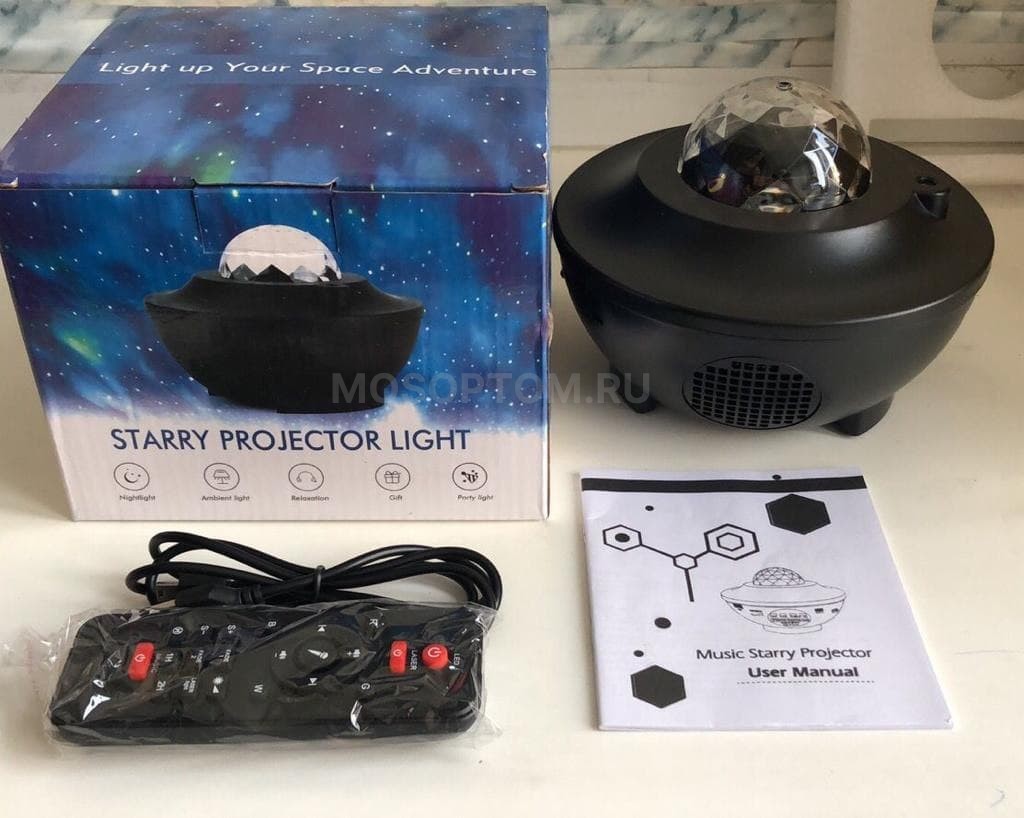 Светодиодный USB проектор-светильник Звездное небо Starry Projector Light оптом - Фото №2