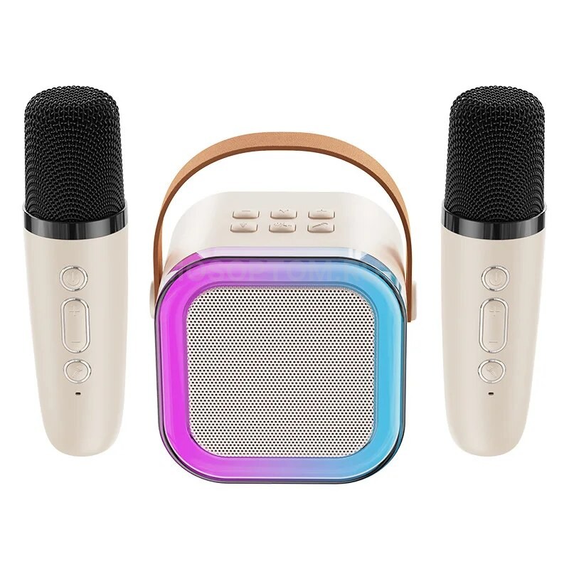 Система караоке Bluetooth-колонка с микрофонами Colorful Karaoke Sound System K12 оптом