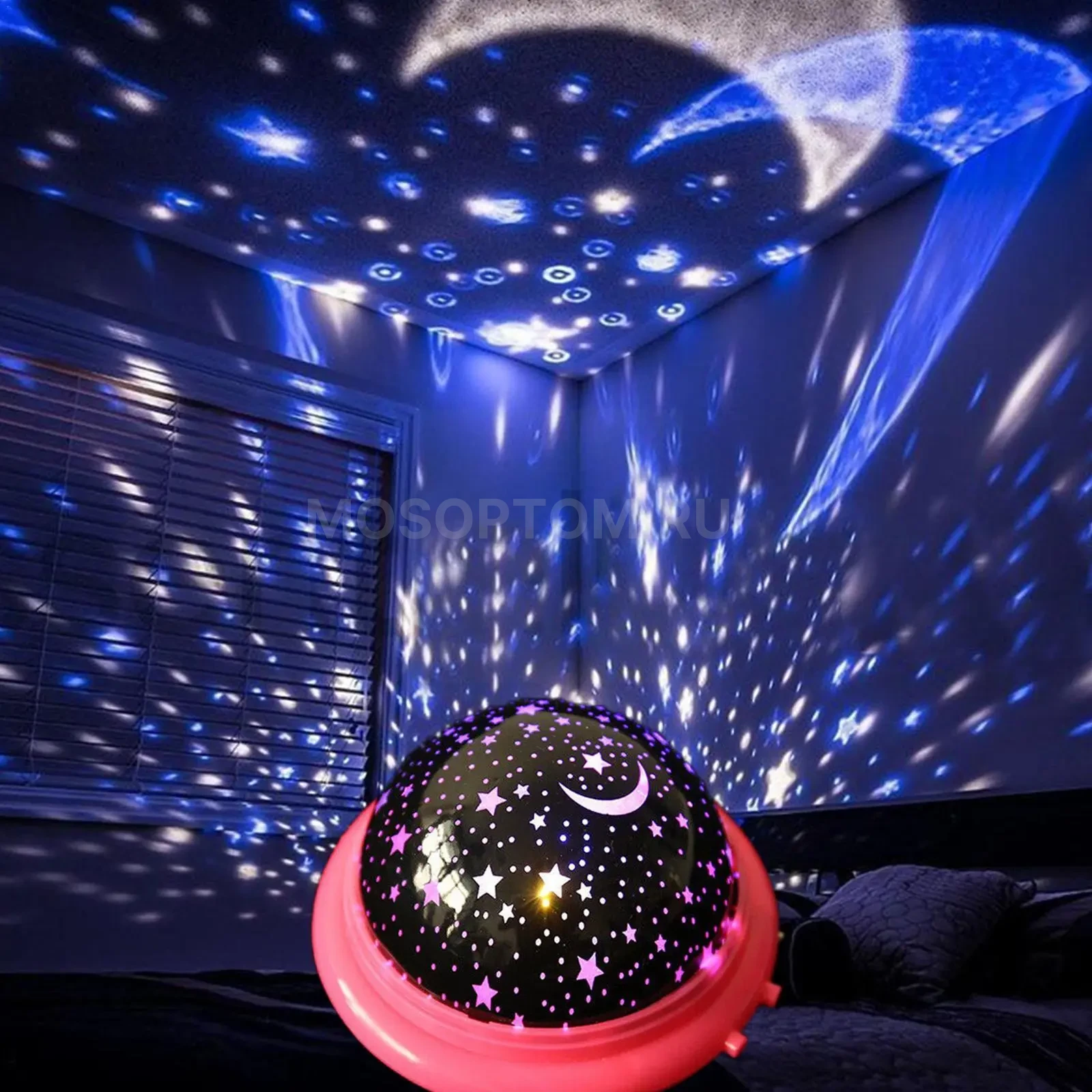 Звездный проектор, светильник Звездное небо, вращающийся проекционный ночник оптом
