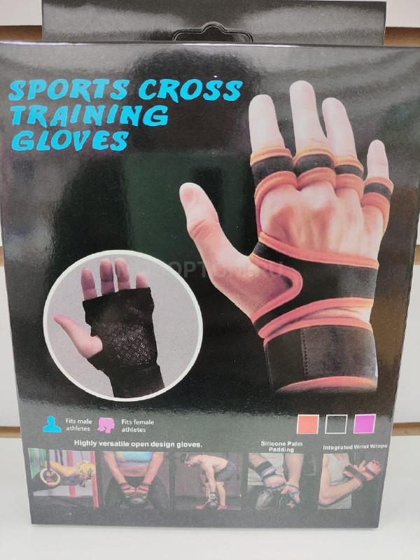 Перчатки тренировочные для тяжелой атлетики Sports Cross Training Gloves оптом - Фото №2