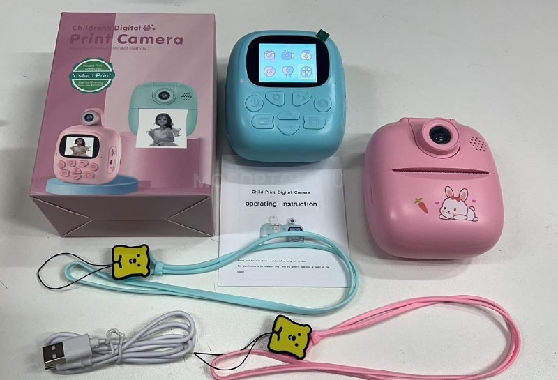 Детский фотоаппарат с мгновенной печатью фото Print Camera Childrens Digital оптом - Фото №2