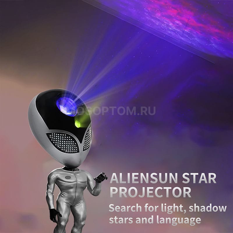Ночник-проектор звездного неба Инопланетянин Aliensun Star Projector оптом