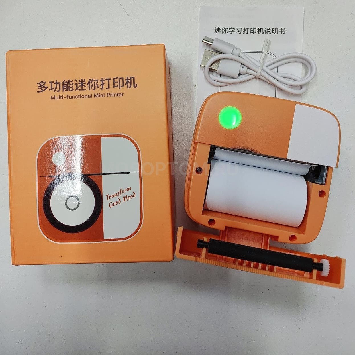 Портативный термопринтер Multi-functional Portable Mini Printer оптом