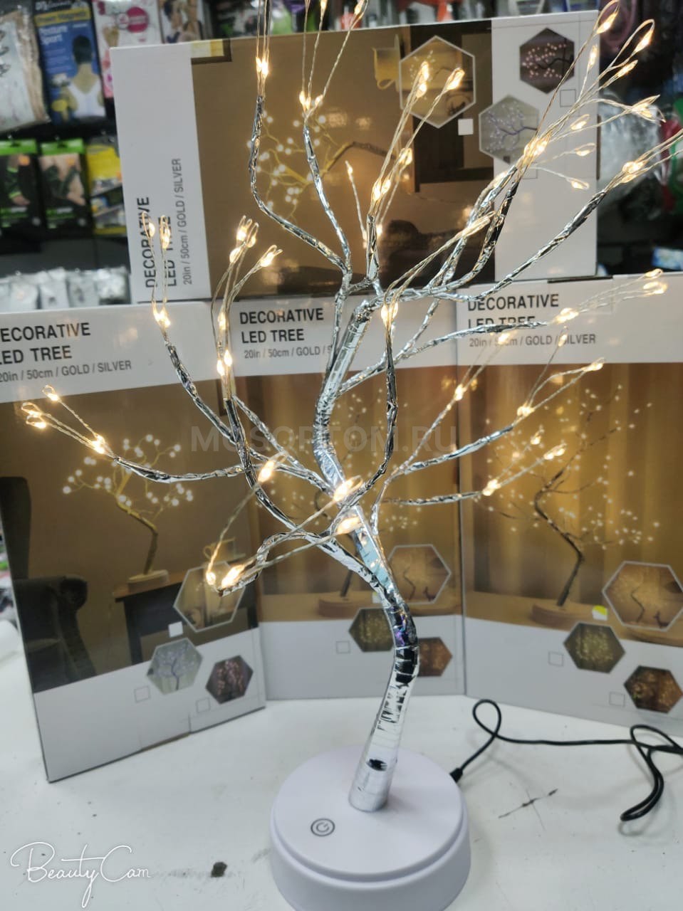 Декоративный светильник Дерево Decorative LED Tree 50см оптом - Фото №2