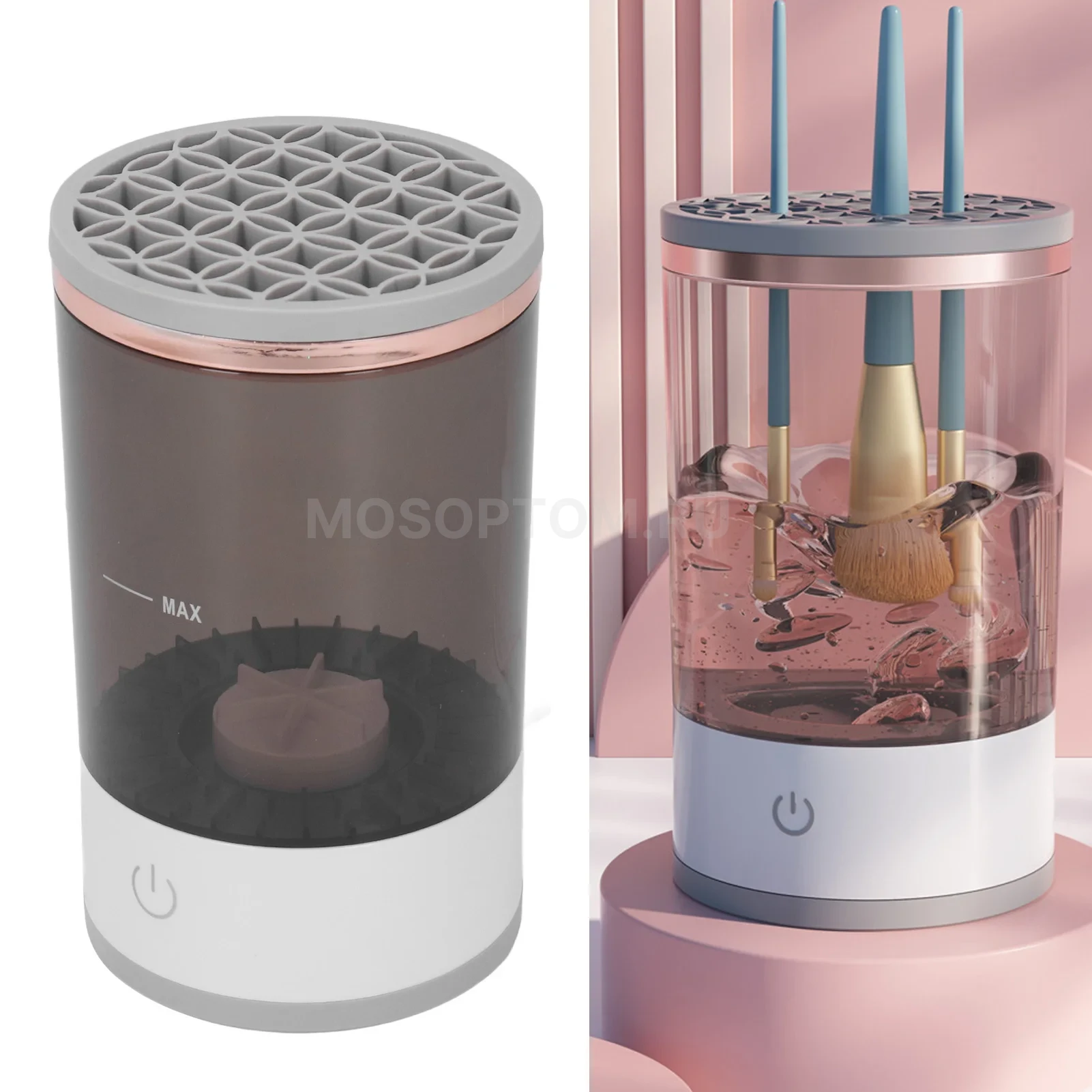 Аппарат для автоматической очистки кистей для макияжа Makeup Brush Cleaner оптом - Фото №8