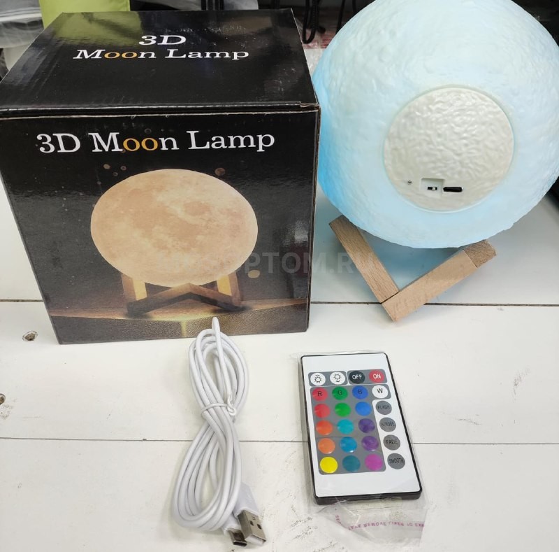 Светильник ночник Лунный шар 3D Moon Lamp оптом - Фото №2