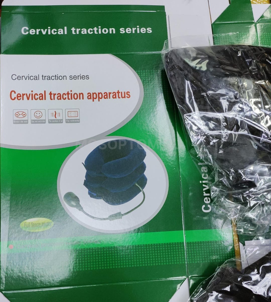 Надувной воротник-корсет для шеи Cervical Traction Apparatus оптом - Фото №2