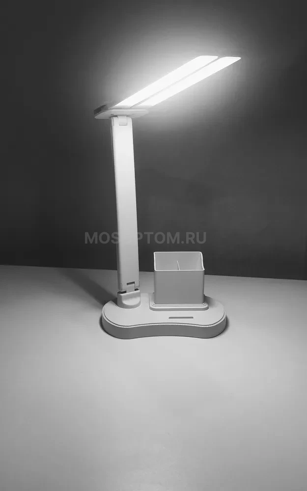Настольная двойная лампа с органайзером LED European Rotary Table Lamp оптом - Фото №3