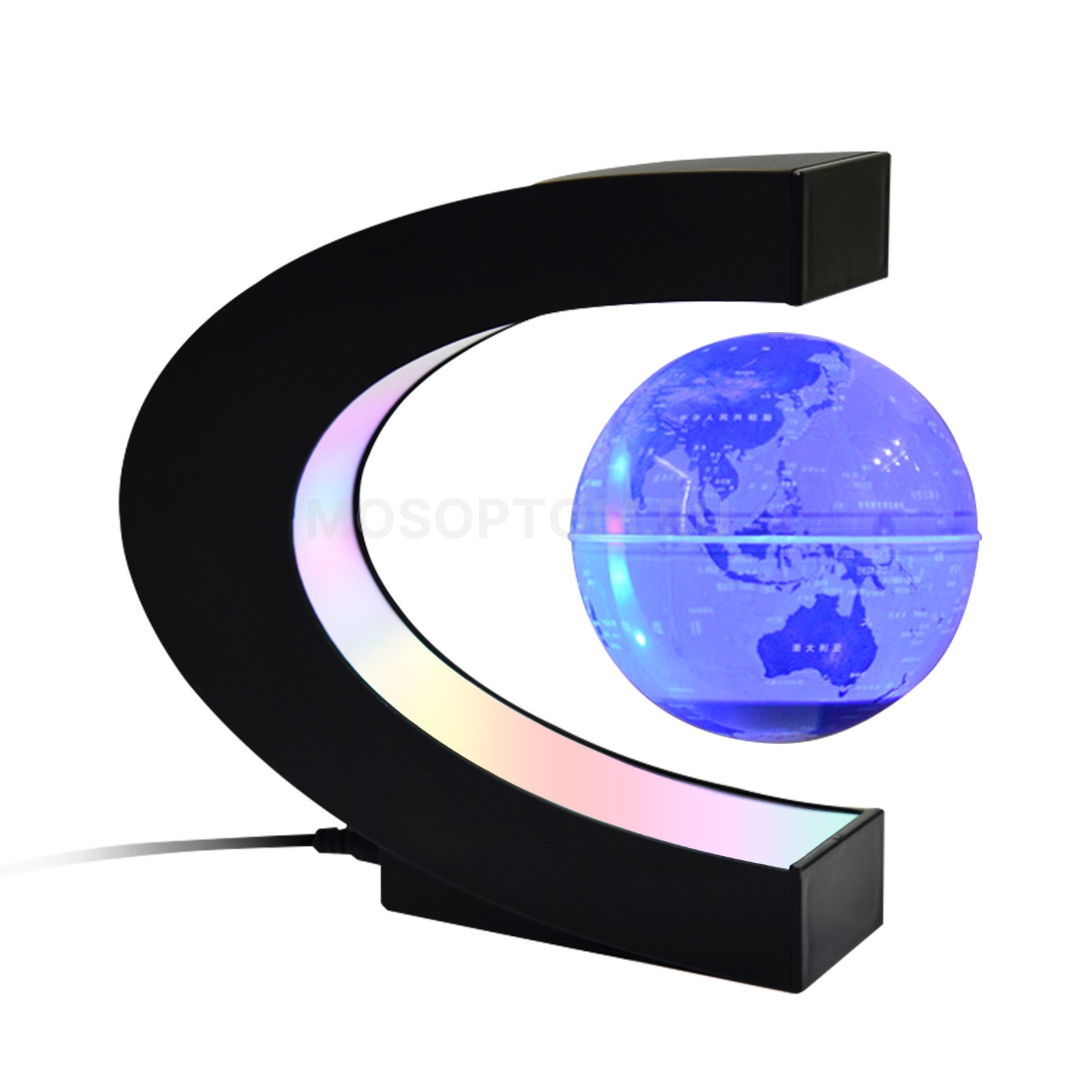 Ночник магнитный левитационный Глобус Globe Floating In Midair оптом - Фото №2