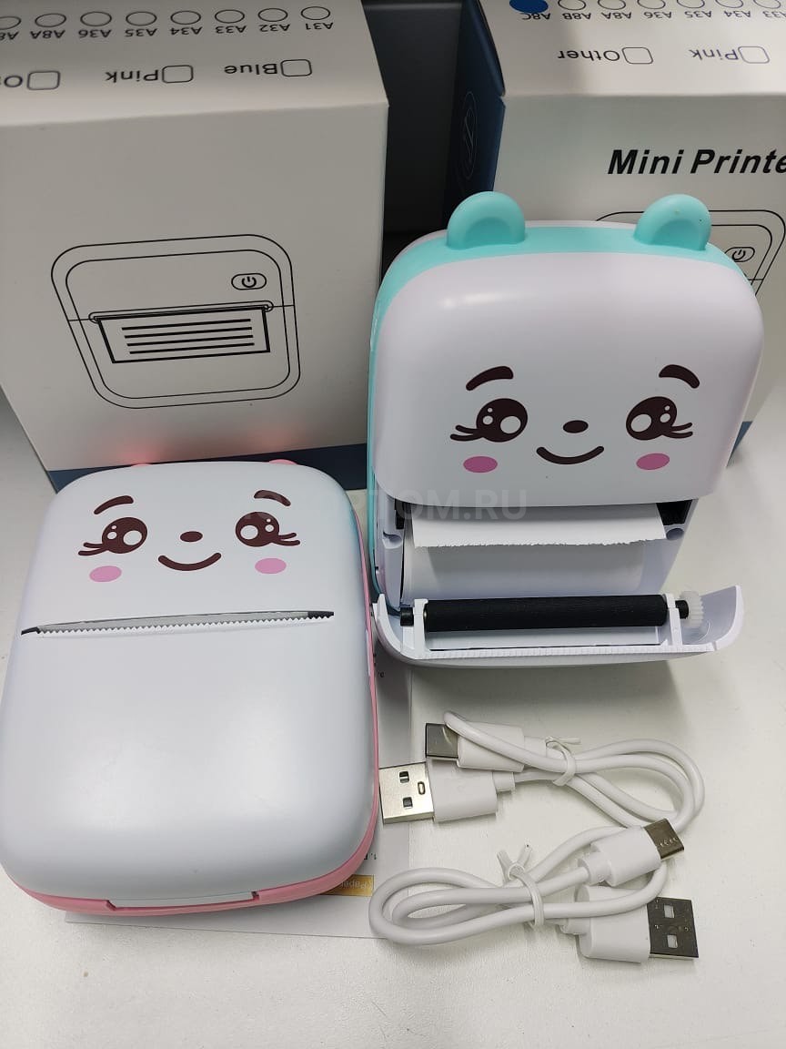 Детский мини термо принтер Mini Printer оптом