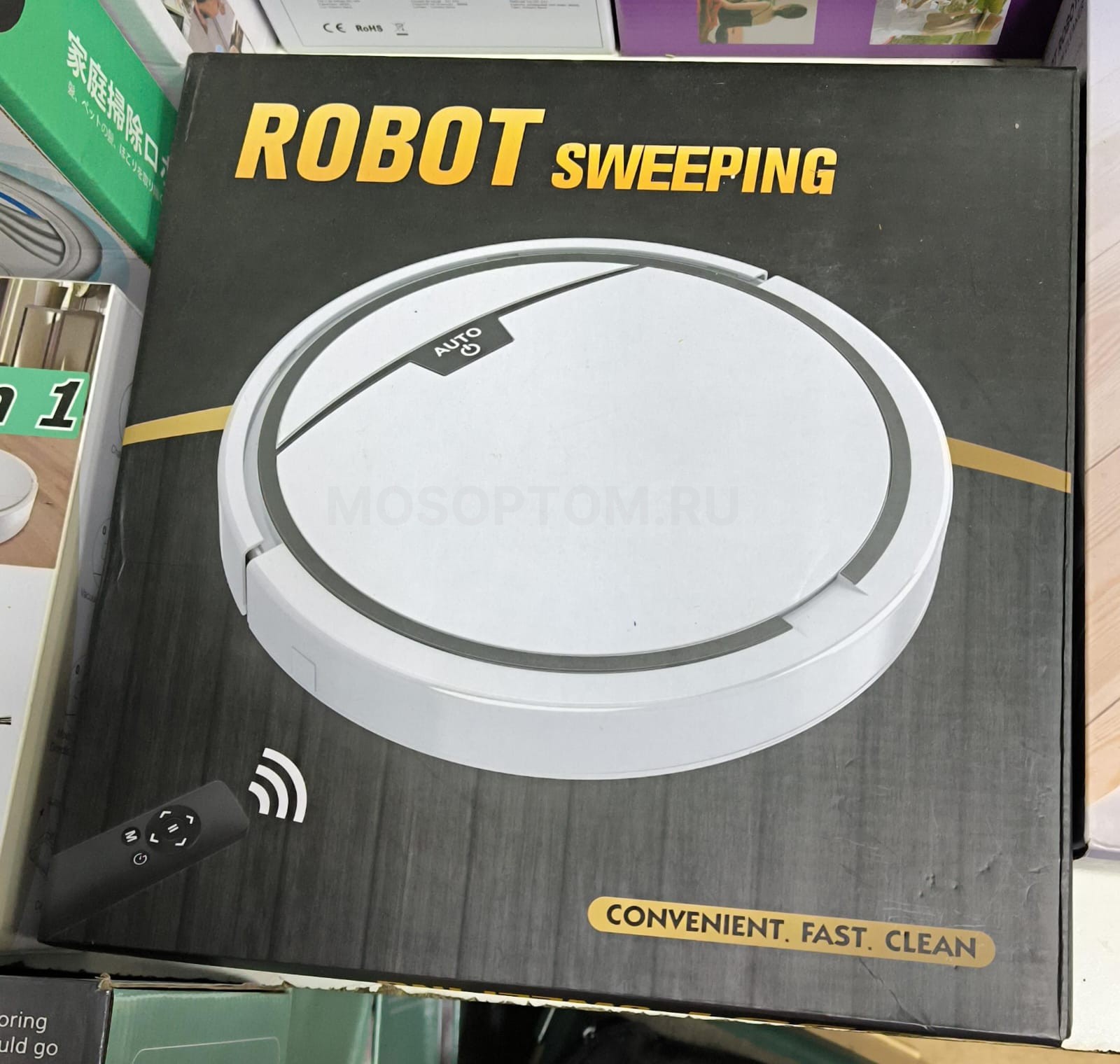 Робот-пылесос с пультом управления Robot Sweeping оптом - Фото №5