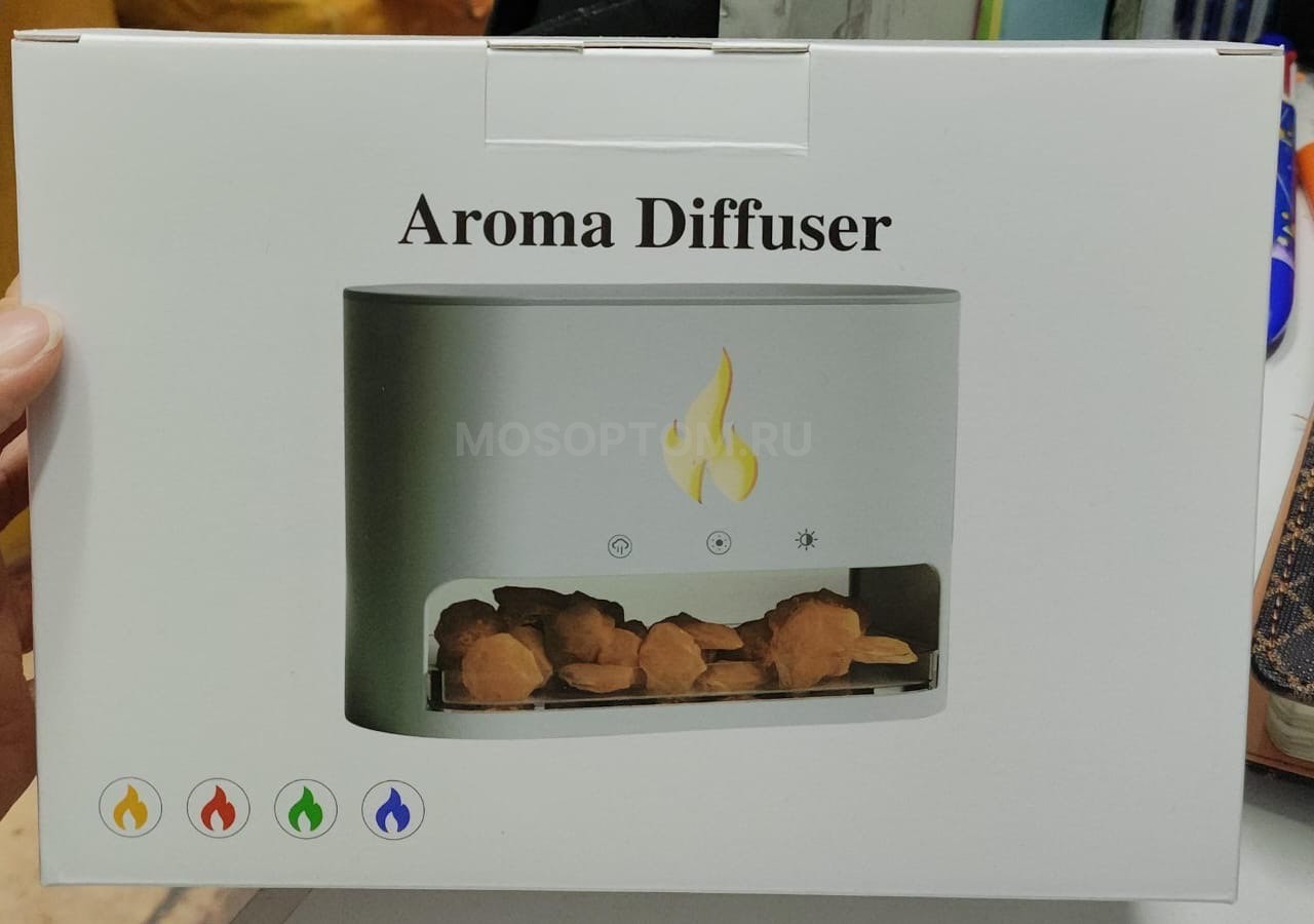 Аромадиффузор, увлажнитель воздуха ультразвуковой с эффектом пламени Aroma Diffuser оптом - Фото №2