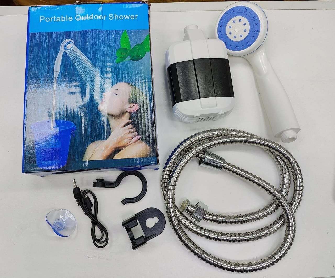 Походный переносной душ с акуммулятором и USB зарядкой Portable Outdoor Shower оптом - Фото №8