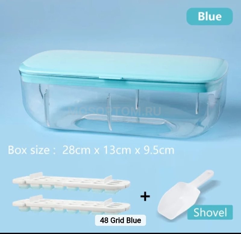 Форма для льда в контейнере с лопаткой Multi-Layer Ice Cube Tray оптом - Фото №4