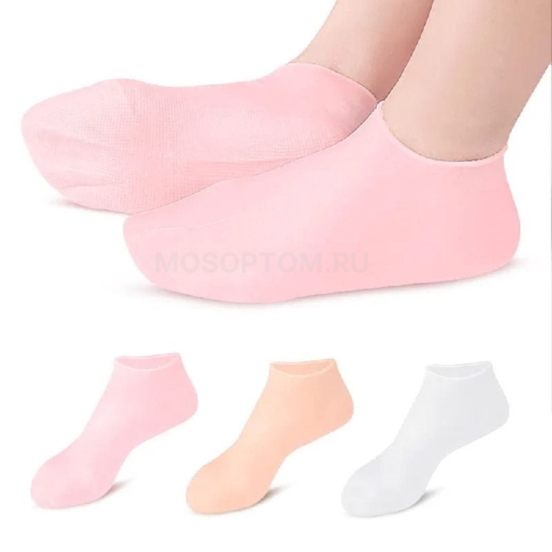 Увлажняющие силиконовые носки Silicone Moisturizing Socks оптом - Фото №6
