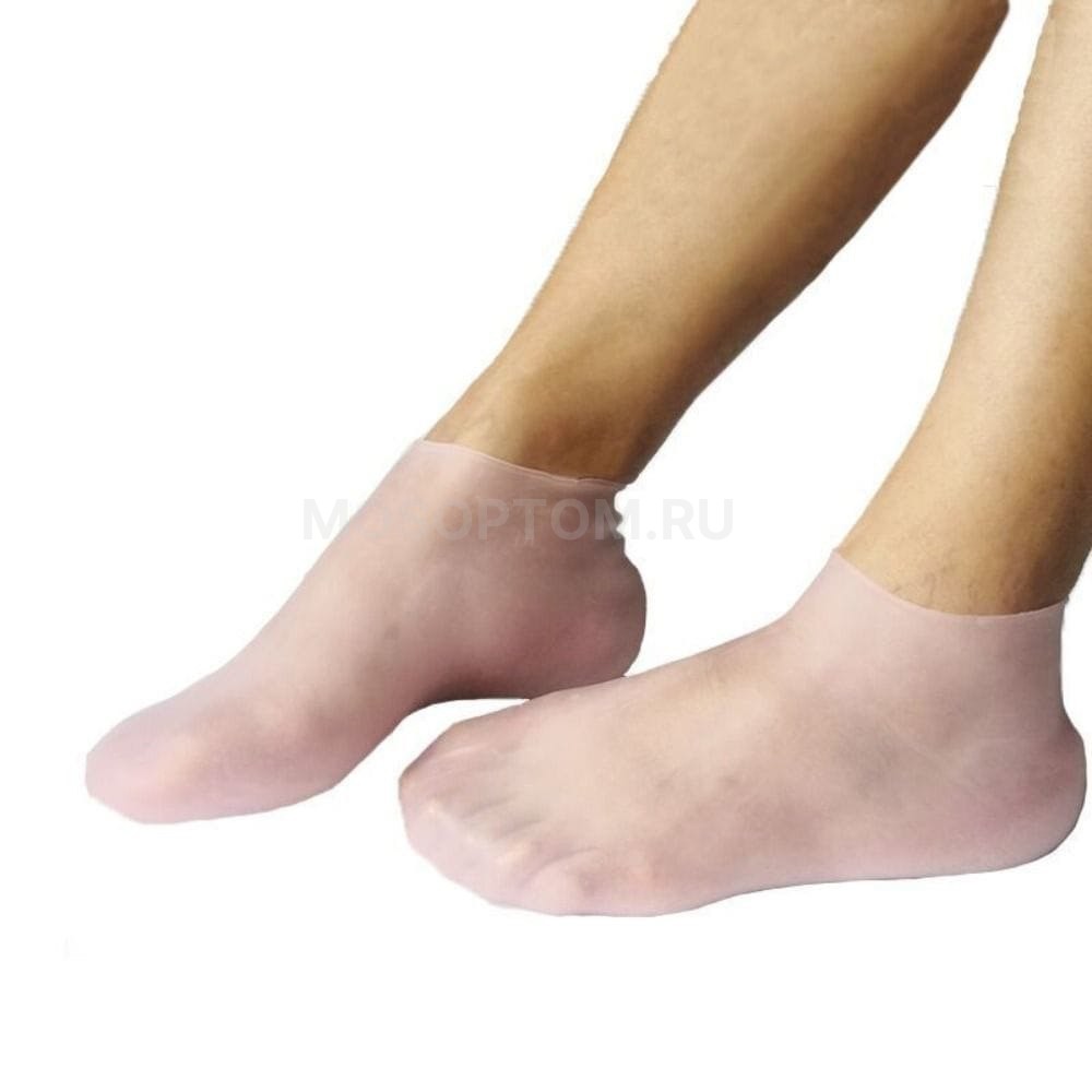 Увлажняющие силиконовые носки Silicone Moisturizing Socks оптом - Фото №7
