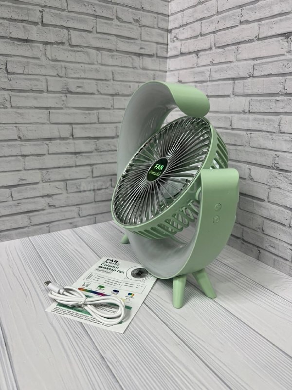 Вентилятор настольный с подсветкой Colorful Desktop Fan оптом - Фото №9