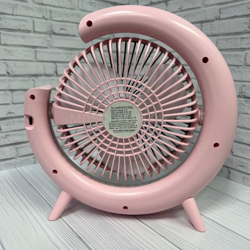 Вентилятор настольный с подсветкой Colorful Desktop Fan оптом - Фото №12