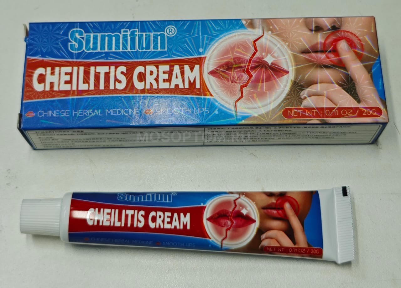 Антибактериальный крем для ухода за губами Sumifun Cheilitis Cream 20г оптом - Фото №2