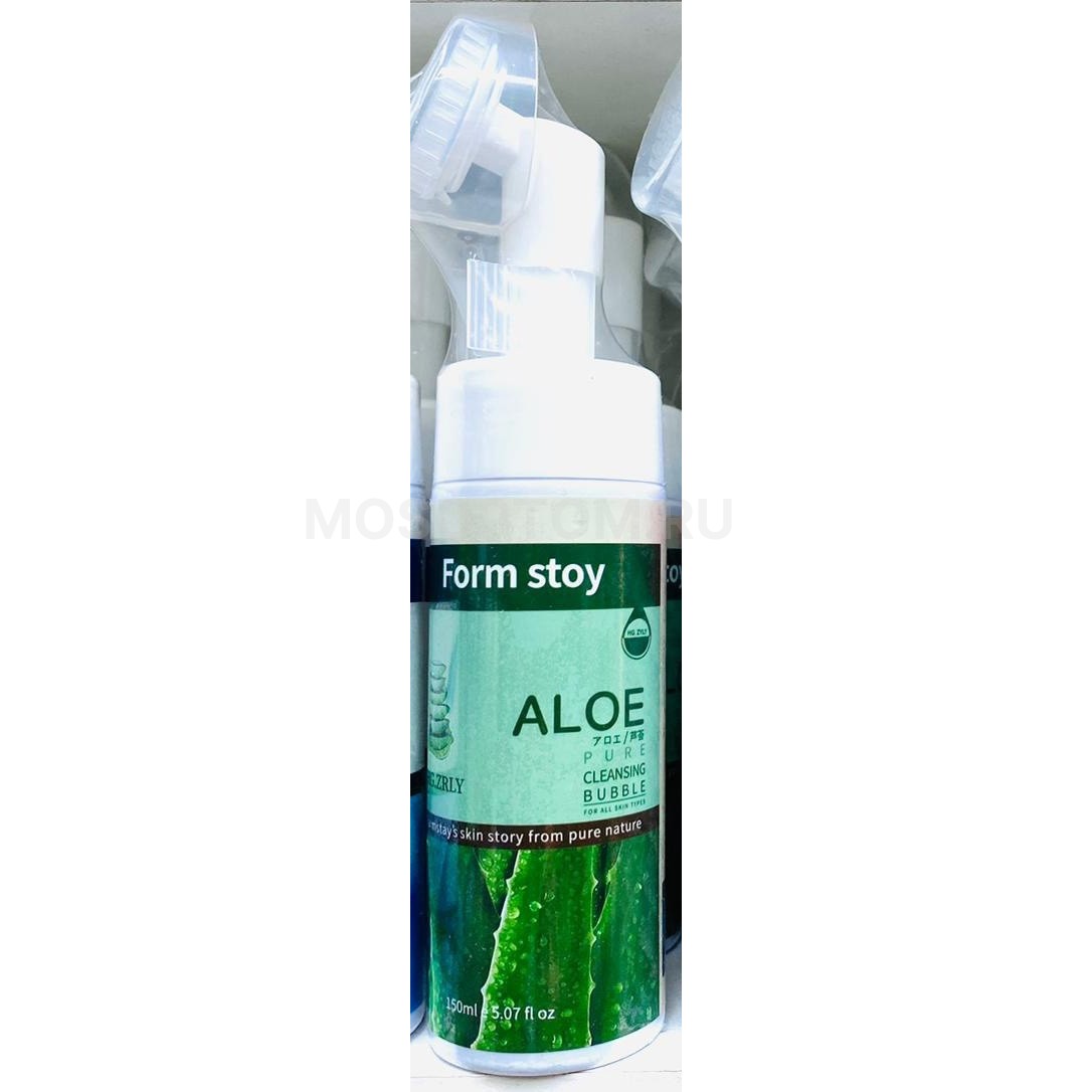 Пенка для умывания с щеточкой Form Stoy Aloe 150мл оптом